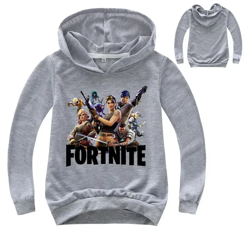 Fortnite Printed Pink Hoodie for Girls Long Sleeve - Image 5
