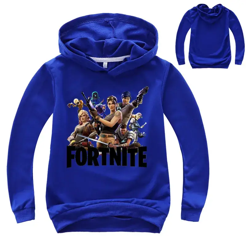 Fortnite Printed Pink Hoodie for Girls Long Sleeve - Image 7