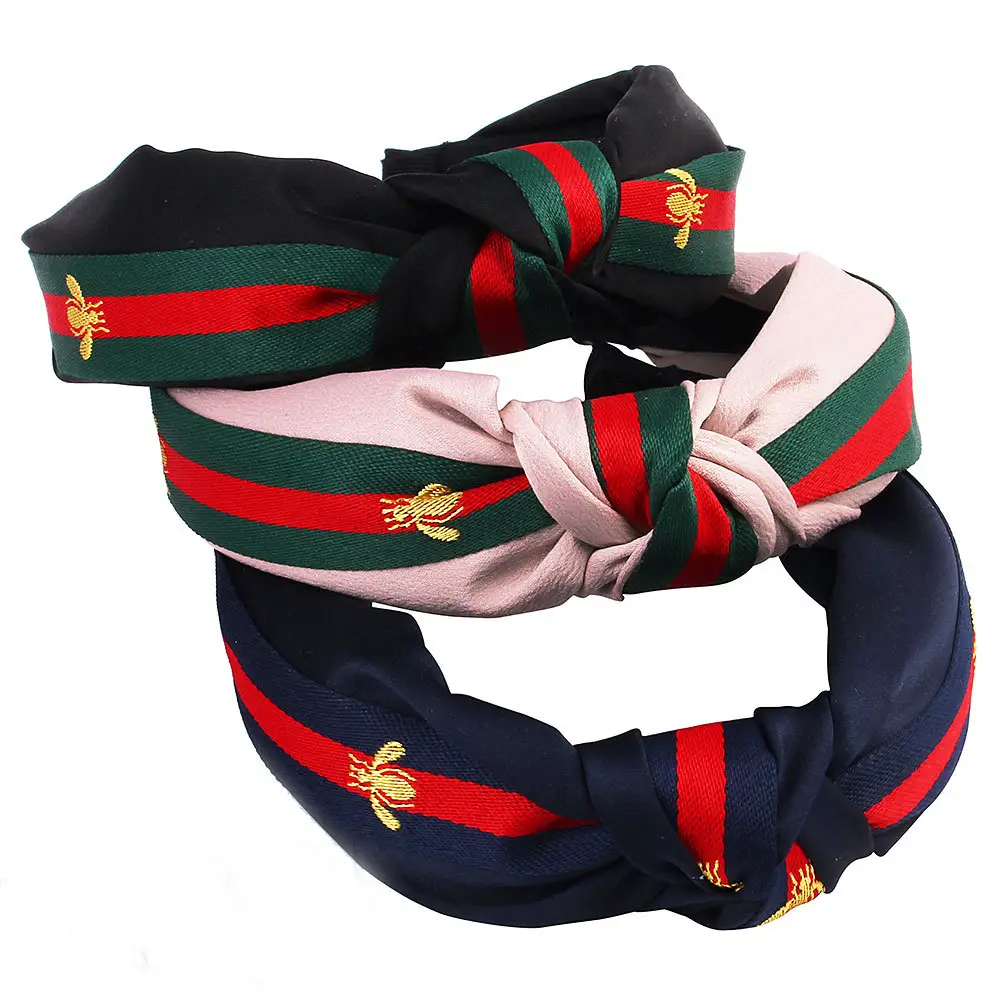 Qiyue Bee Striped Wide Bristle Hairpin Headband - Image 15