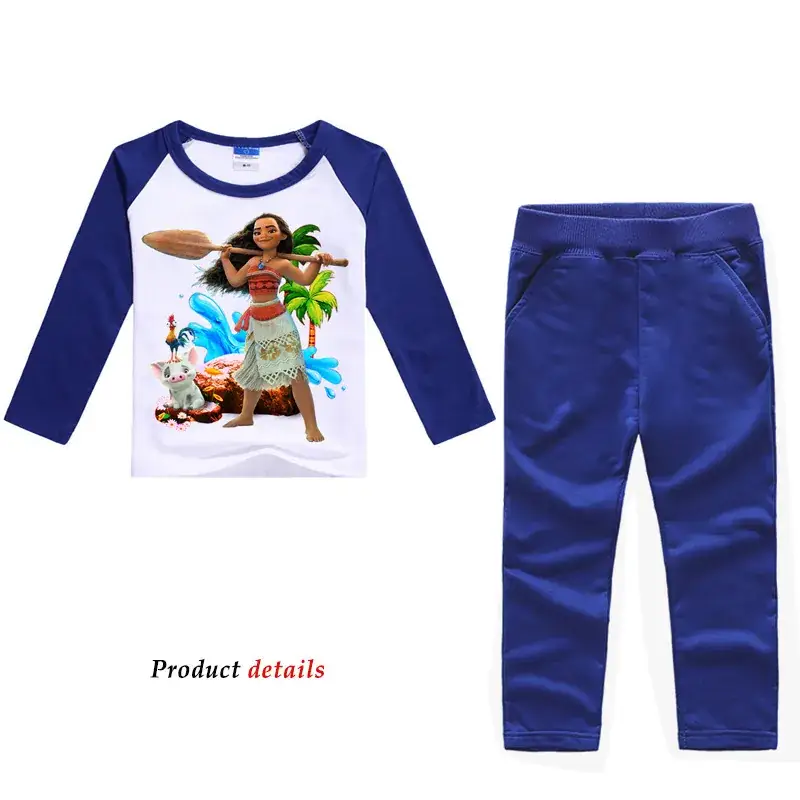 Girls Long Sleeve T-Shirt Ocean Print Spring - Image 3