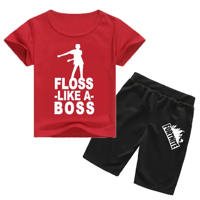 Children's Floss Like A Boss T-Shirt & Shorts Set - Image 3