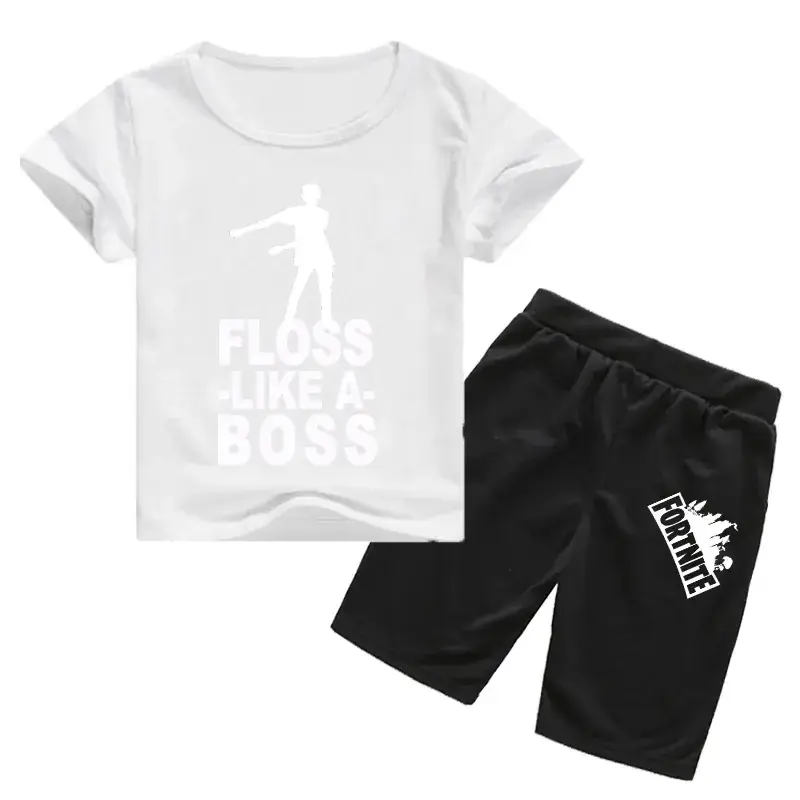 Children's Floss Like A Boss T-Shirt & Shorts Set