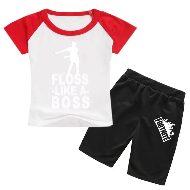 Children's Floss Like A Boss T-Shirt & Shorts Set - Image 11