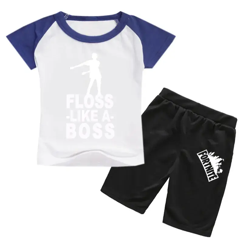 Children's Floss Like A Boss T-Shirt & Shorts Set - Image 9