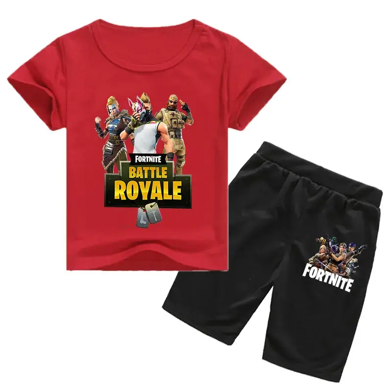 Fortune Royale Fortnite Kids T-Shirt & Shorts Set - Image 4