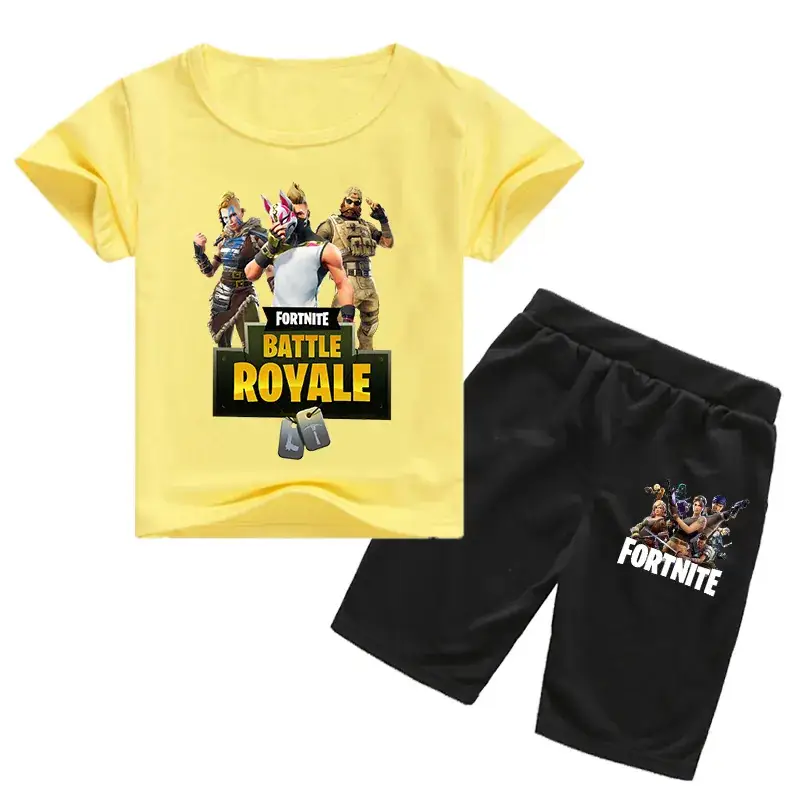 Fortune Royale Fortnite Kids T-Shirt & Shorts Set - Image 3