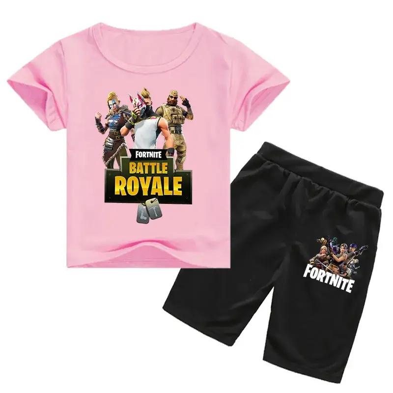 Fortune Royale Fortnite Kids T-Shirt & Shorts Set - Image 2