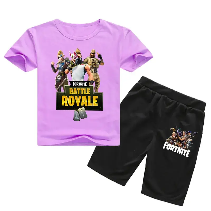 Fortune Royale Fortnite Kids T-Shirt & Shorts Set - Image 5