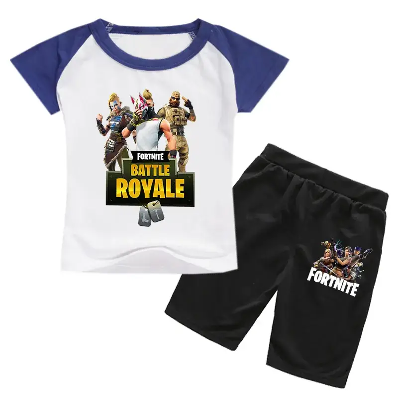 Fortune Royale Fortnite Kids T-Shirt & Shorts Set - Image 10