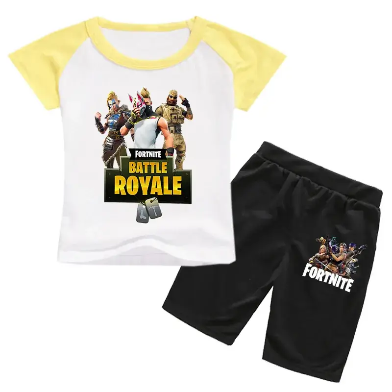 Fortune Royale Fortnite Kids T-Shirt & Shorts Set - Image 11