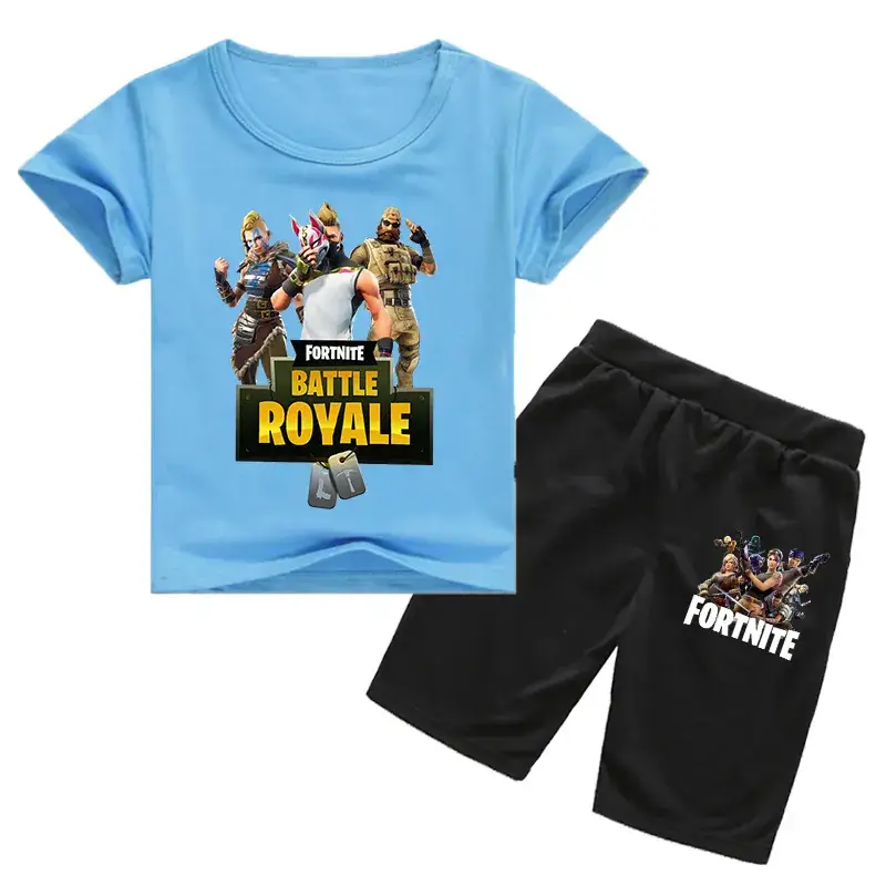 Fortune Royale Fortnite Kids T-Shirt & Shorts Set - Image 7