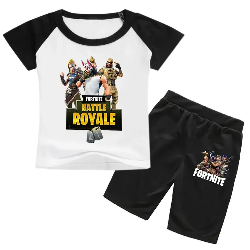 Fortune Royale Fortnite Kids T-Shirt & Shorts Set - Image 8