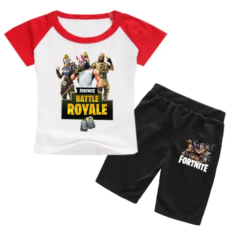 Fortune Royale Fortnite Kids T-Shirt & Shorts Set - Image 9