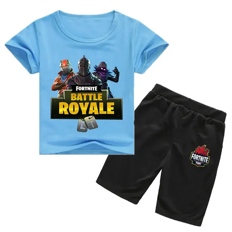 Fortnite Battle Royale Kids Black T-Shirt & Shorts Set