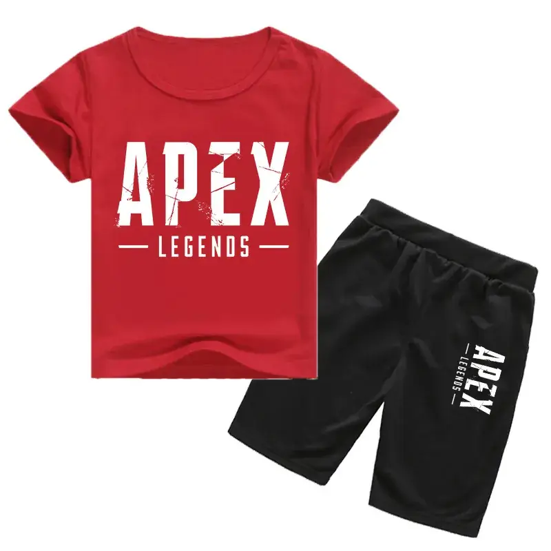 APEX Legends Kids Printed Cotton Track Suit Black White - Image 4