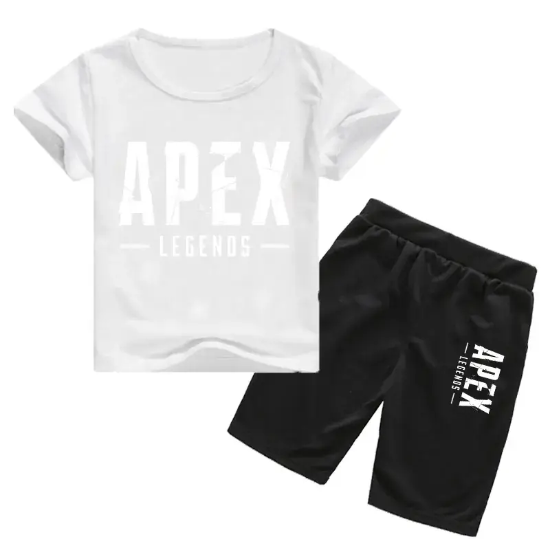 APEX Legends Kids Printed Cotton Track Suit Black White — feature 3