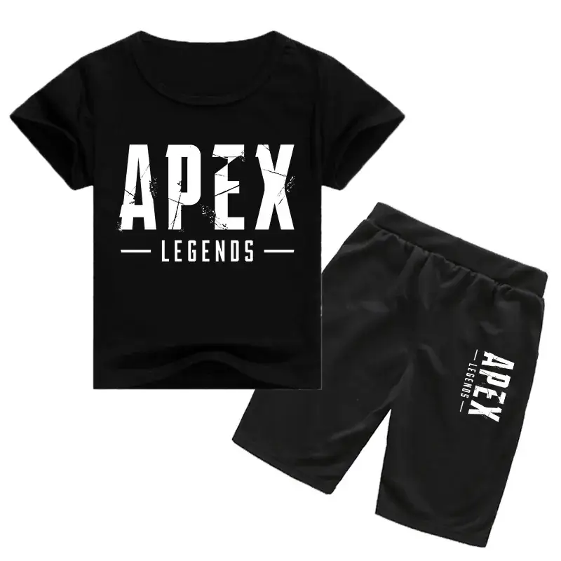 APEX Legends Kids Printed Cotton Track Suit Black White — feature 8