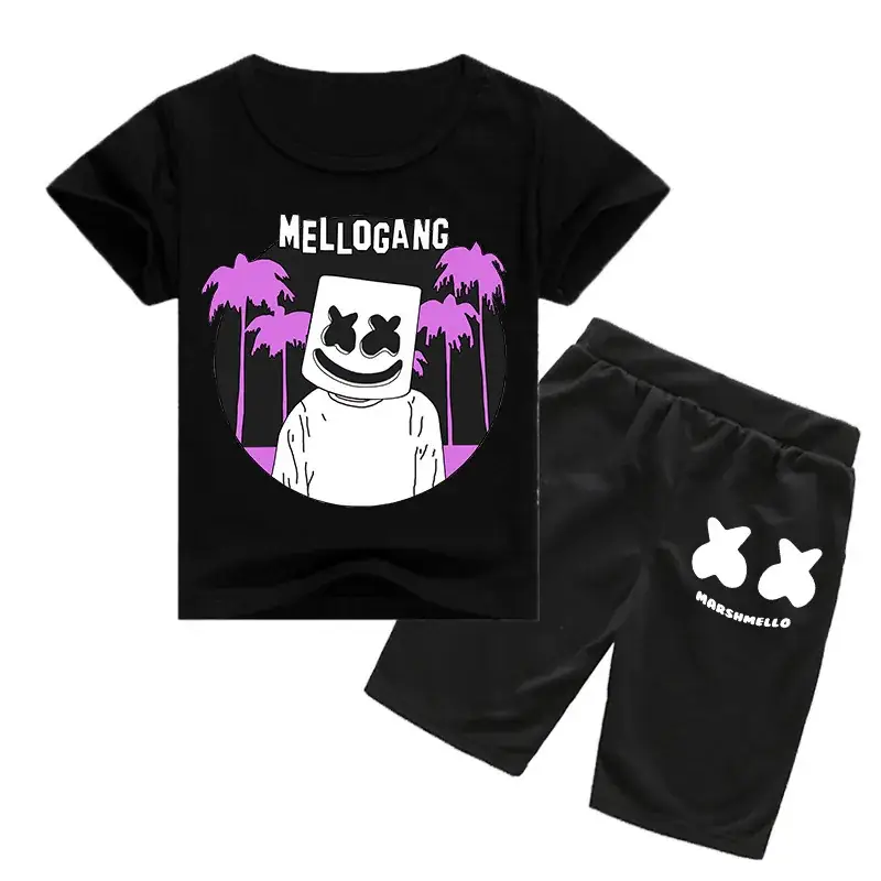 Kids Melodycat Pink Shorts Set Spring Autumn Casual - Image 22