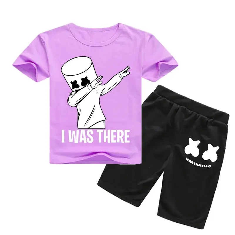 Kids Melodycat Pink Shorts Set Spring Autumn Casual - Image 16