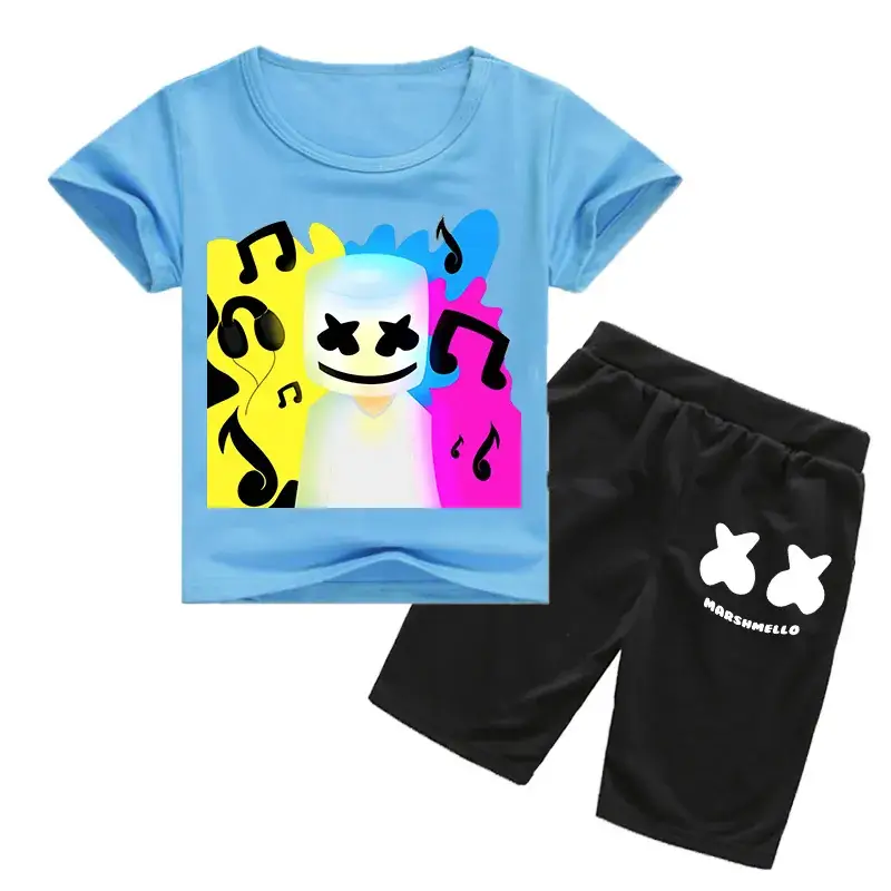 Kids Melodycat Pink Shorts Set Spring Autumn Casual - Image 6