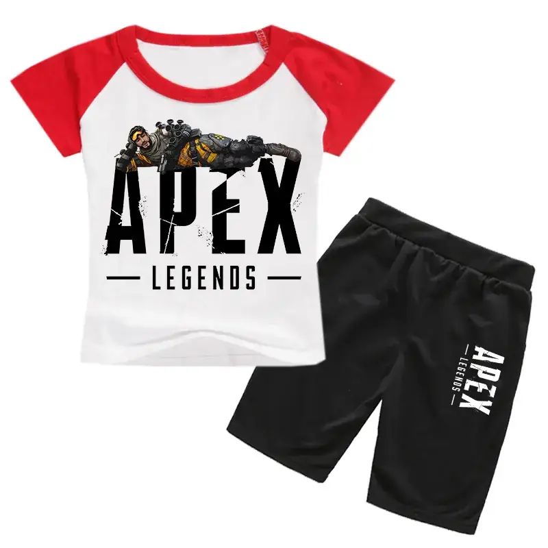 Kids Korean Fashion T-Shirt & Shorts Set Yellow Black — feature 10