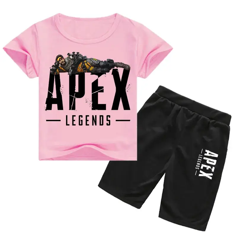Kids Korean Fashion T-Shirt & Shorts Set Yellow Black — feature 4