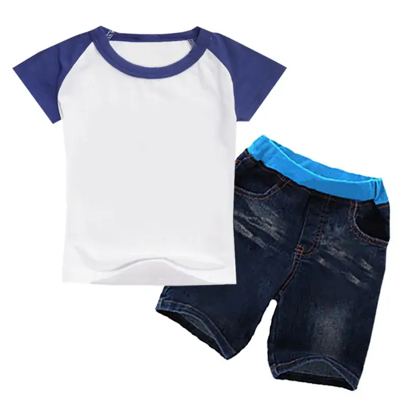 Boys & Girls Summer T-Shirt & Denim Shorts Set - Image 10