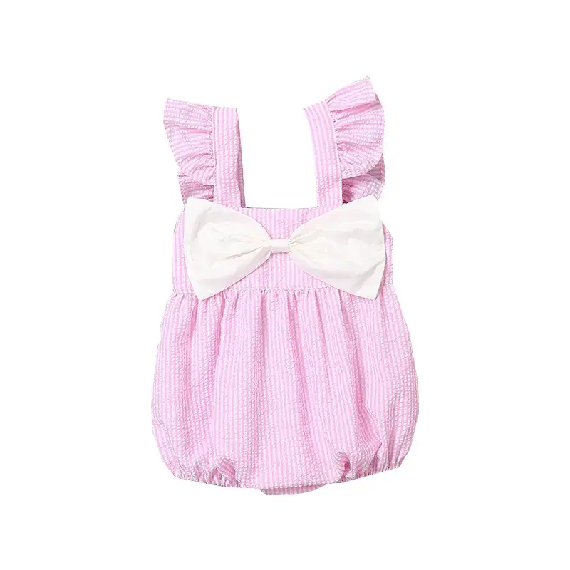 Baby Jumpsuit Set Pink Blue Triangle Fart Ha Clothes - Image 7