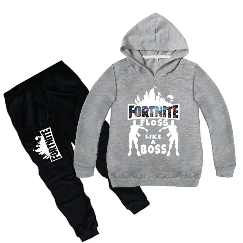 Fortune Cookie Boss Hoodie Set Black 2 Pcs — feature 7