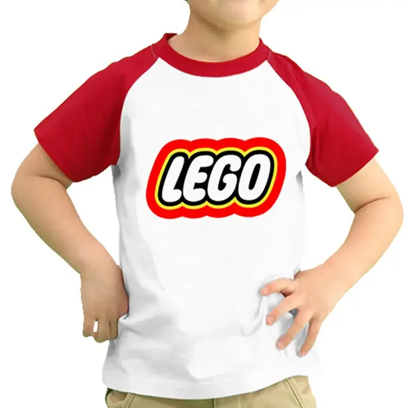 Red LEGO Short Sleeve T-Shirt for Boys