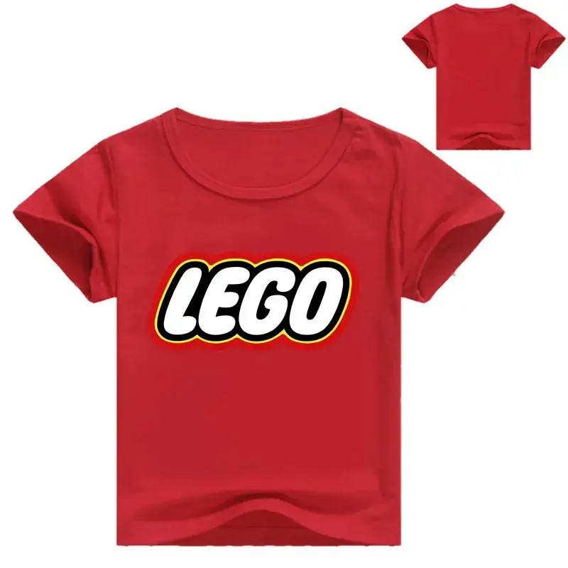 Red LEGO Short Sleeve T-Shirt for Boys