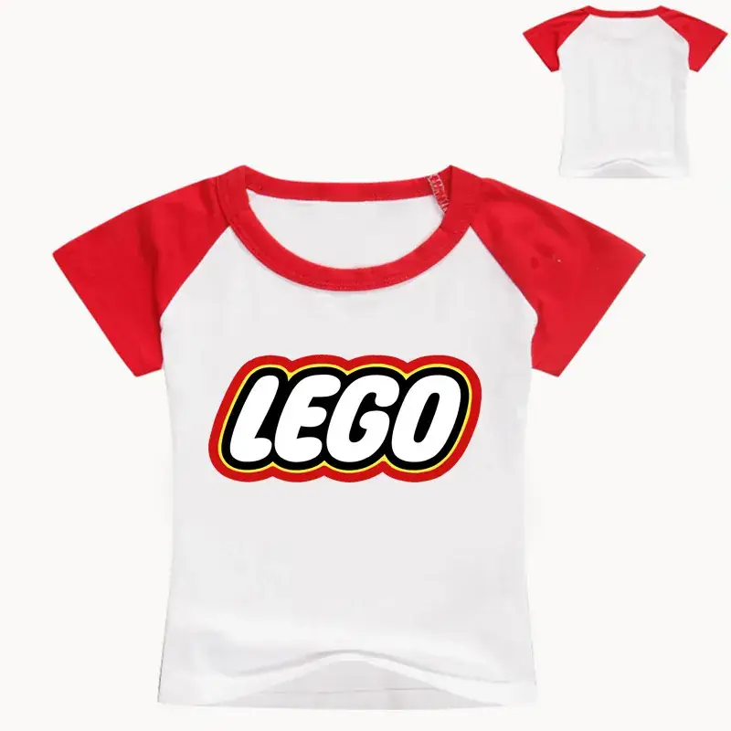 Red LEGO Short Sleeve T-Shirt for Boys