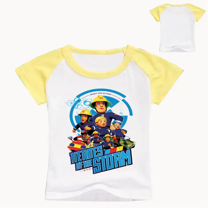 Kids Hero's Big Adventure T-Shirt White Blue 7626 - Image 7