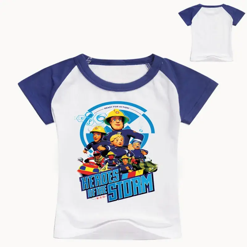 Kids Hero's Big Adventure T-Shirt White Blue 7626 — feature 2
