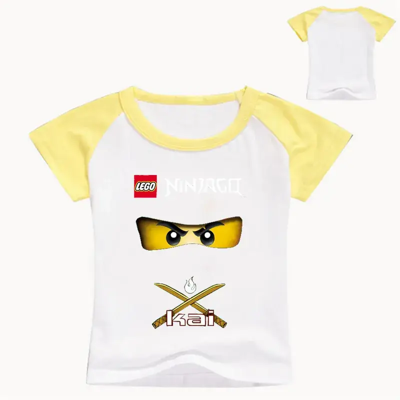 Lego Ninja Kid T-Shirt White Blue 7656 - Image 6