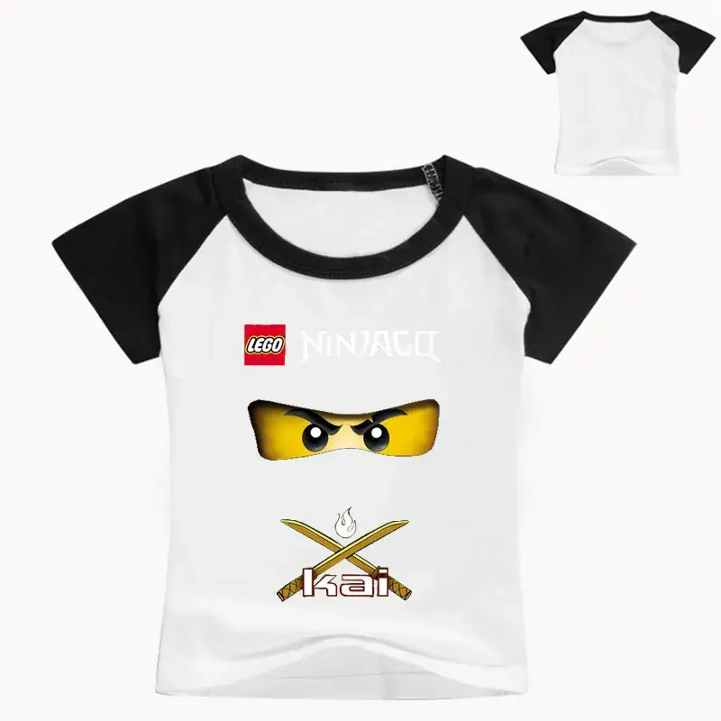 Lego Ninja Kid T-Shirt White Blue 7656 - Image 7