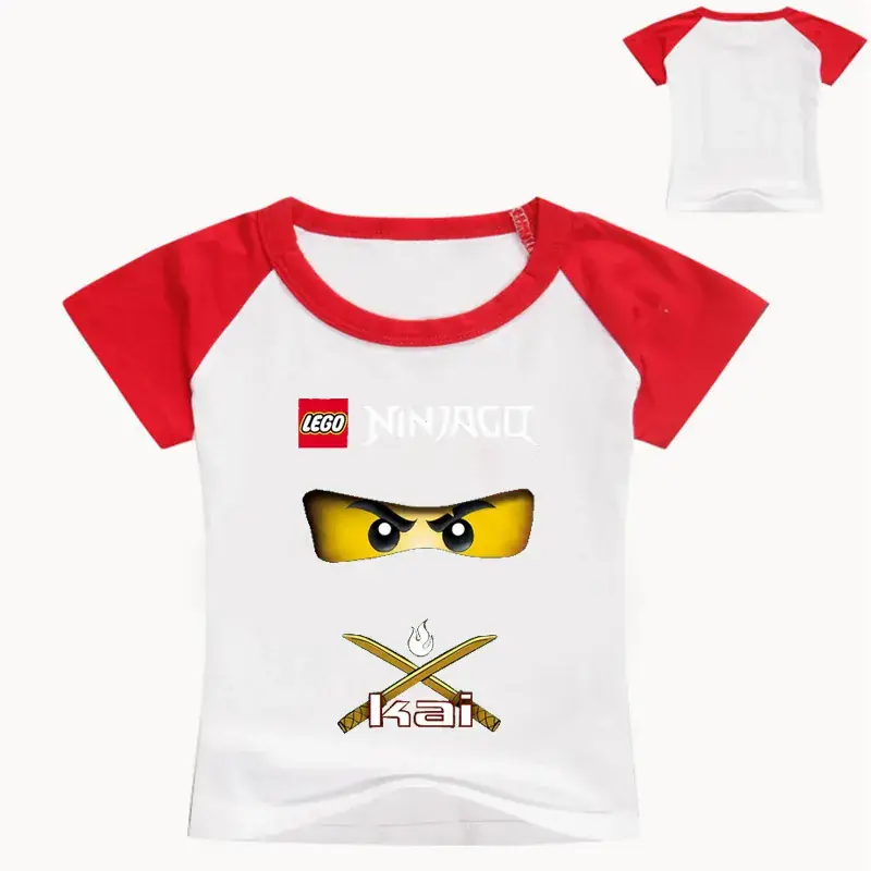 Lego Ninja Kid T-Shirt White Blue 7656 — feature 3