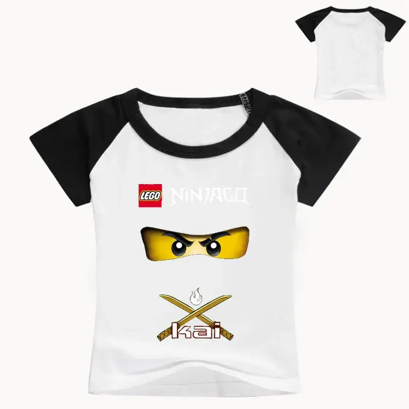 Lego Ninja Kid T-Shirt White Blue 7656 — feature 4