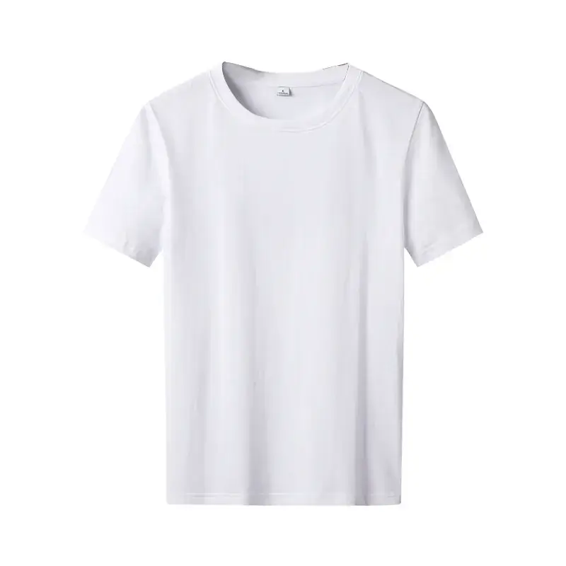 Men's 180 Cotton Short Sleeve T-Shirt Mint Green Loose Fit - Image 10