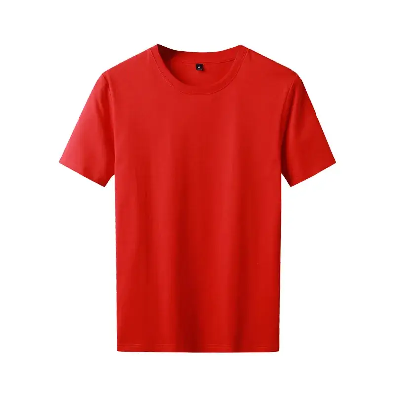 Men's 180 Cotton Short Sleeve T-Shirt Mint Green Loose Fit - Image 3