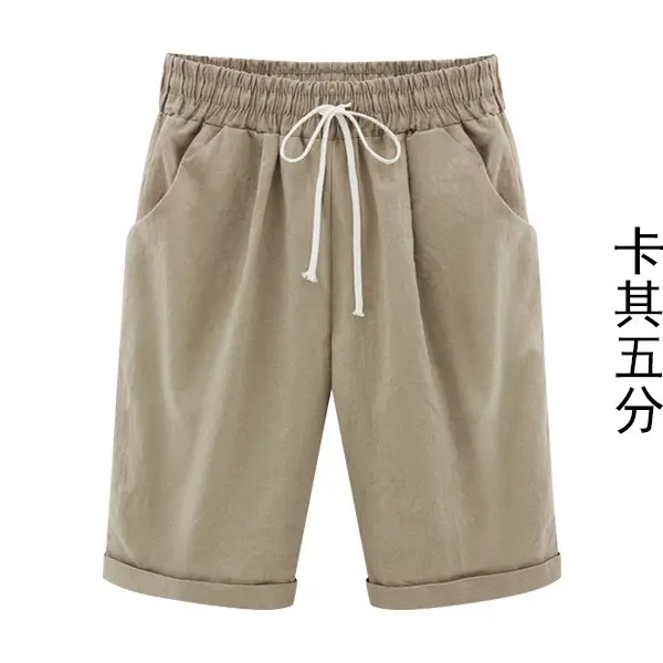 Women Navy Blue Fat Sister Shorts Large - Image 2