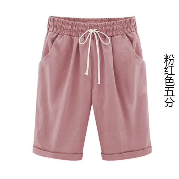 Women Navy Blue Fat Sister Shorts Large - Image 4