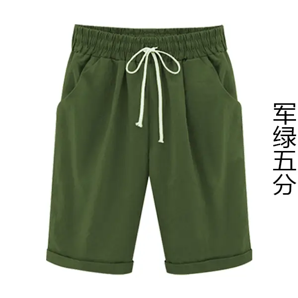 Women Navy Blue Fat Sister Shorts Large - Image 6