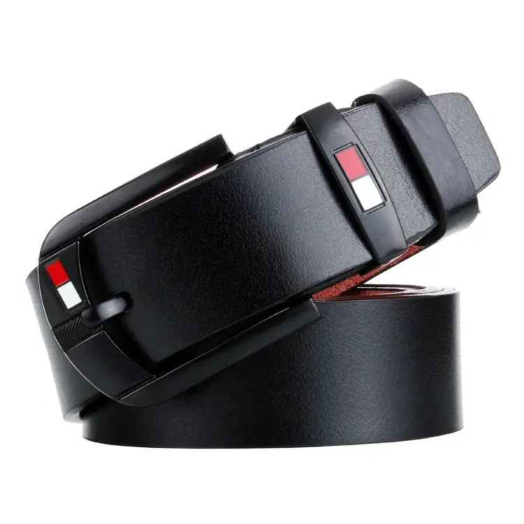 Vintage Men's Black Pin Buckle Belt Wholesale