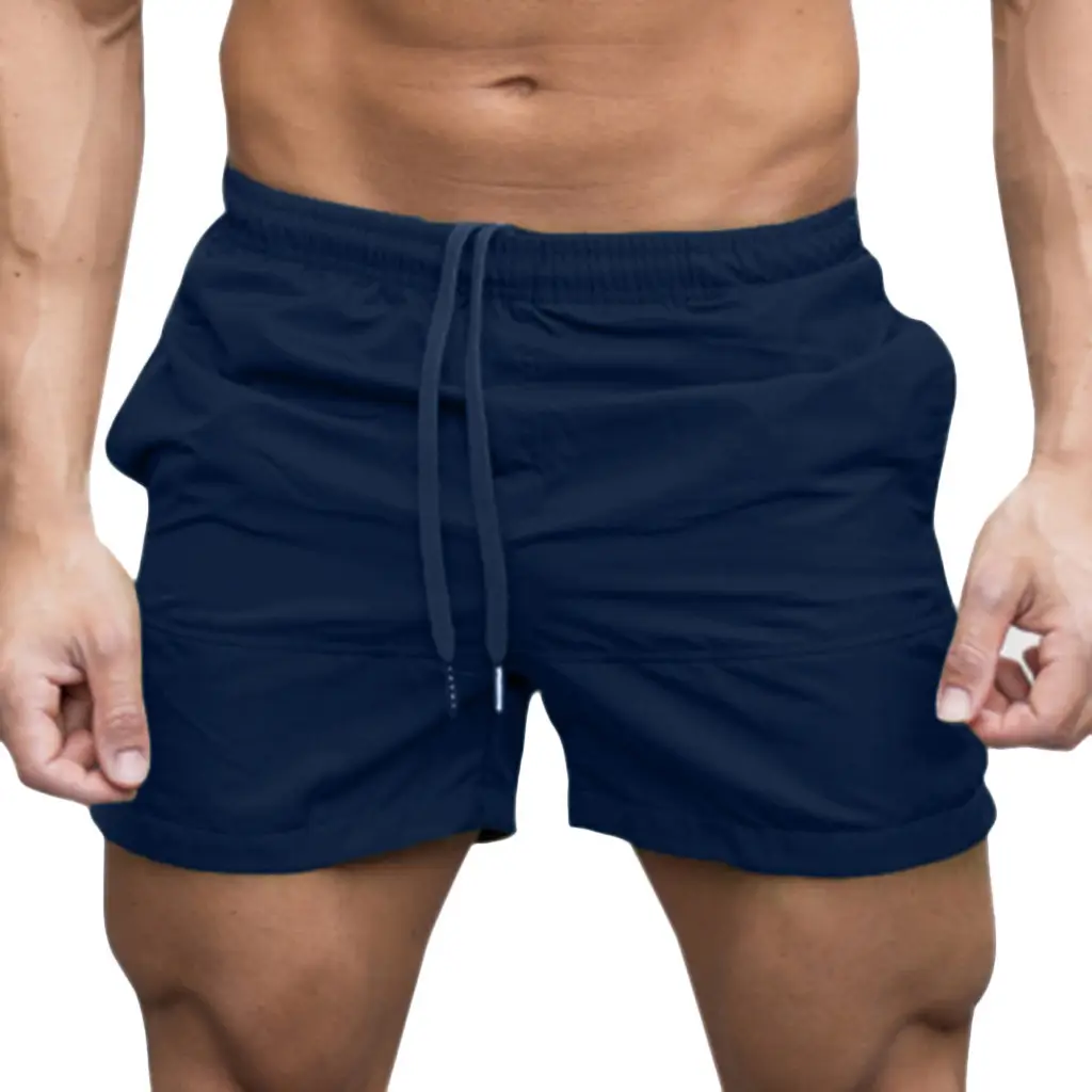 Men's Tan Drawstring Shorts Casual Comfortable - Image 11