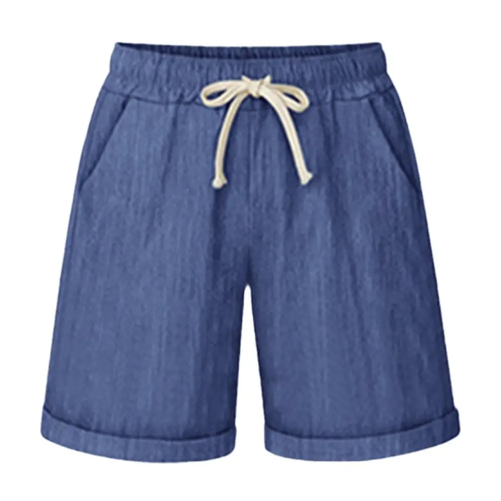 Women's Pink 5/12 Shorts with Bow Drawstring - Image 21