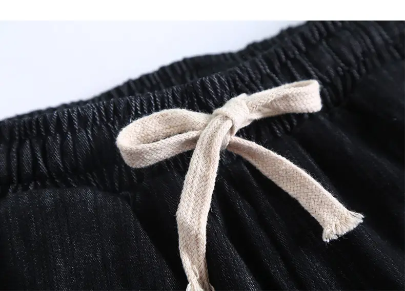 Women's Pink 5/12 Shorts with Bow Drawstring — feature 23