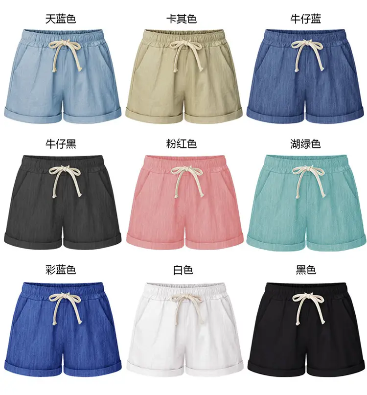 Women's Pink 5/12 Shorts with Bow Drawstring — feature 27