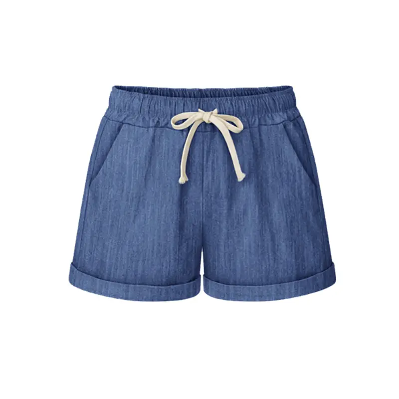 Women's Pink 5/12 Shorts with Bow Drawstring - Image 9
