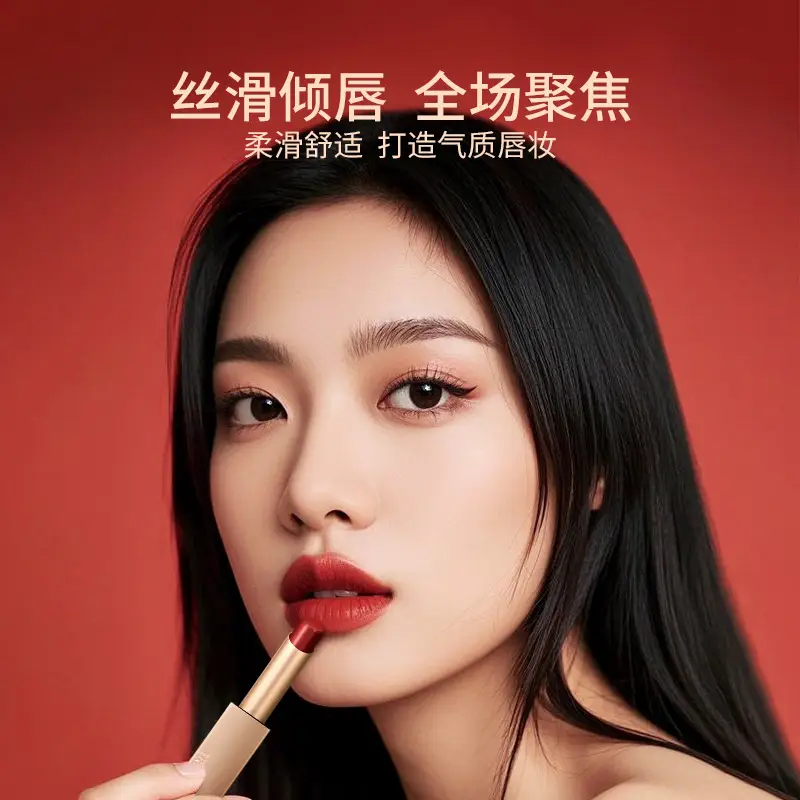 Thailand Treechada Matte Lipstick #06 Red Long Lasting - Image 9